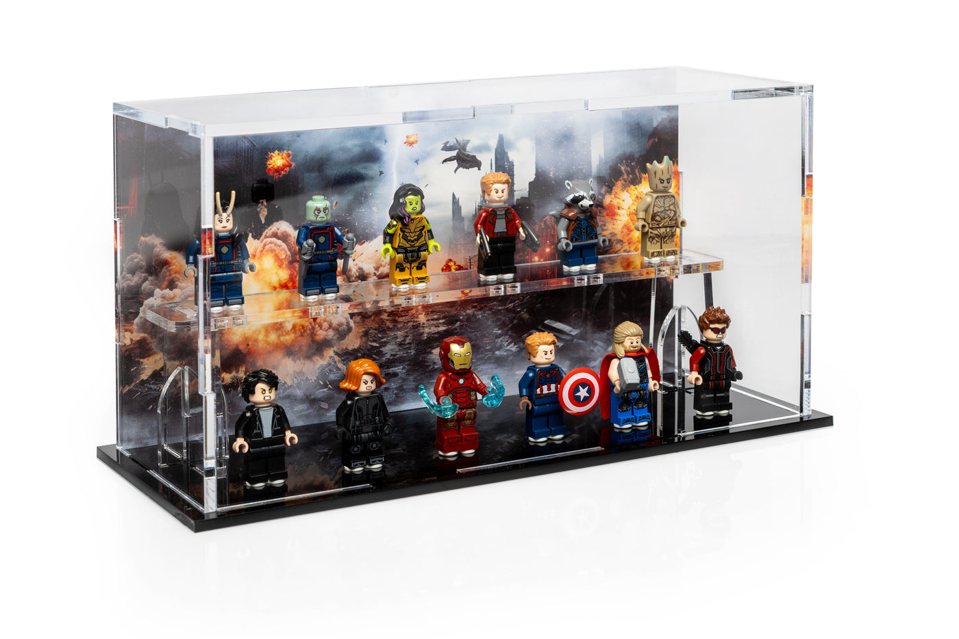 Minifigures Podium 12ct Avengers - BrickShell Cases