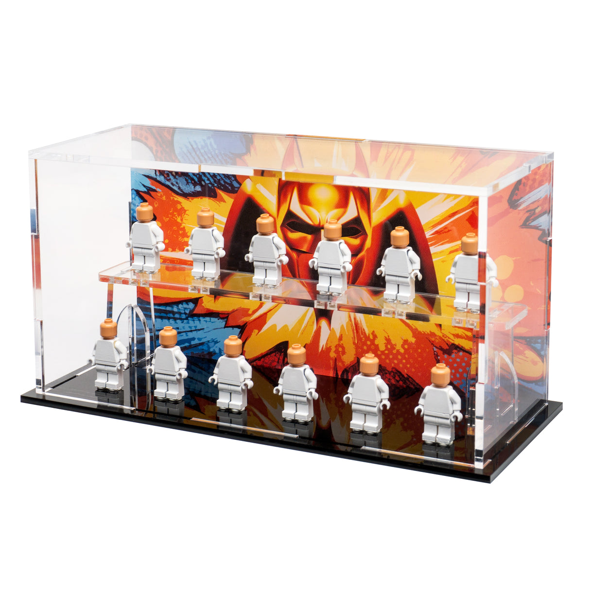 LEGO® Batman Minifigure Display Case – 12-Count Podium