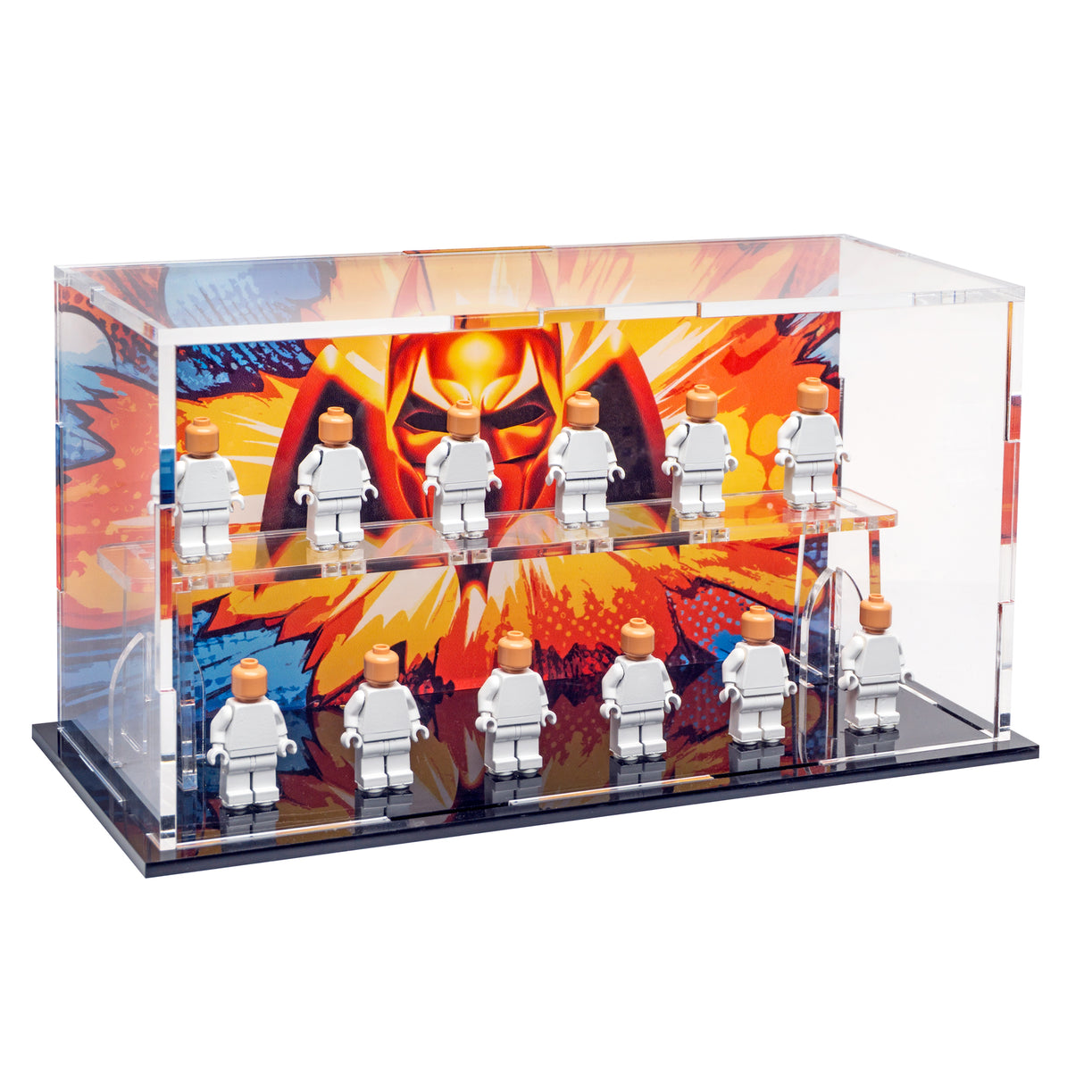 LEGO® Batman Minifigure Display Case – 12-Count Podium