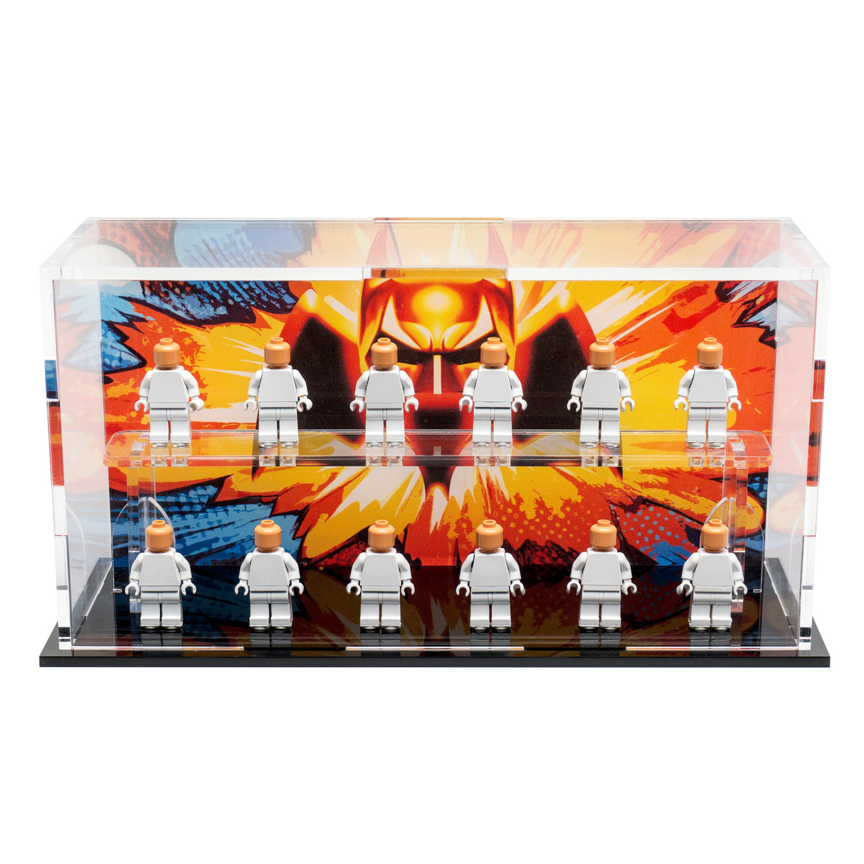 LEGO® Batman Minifigure Display Case – 12-Count Podium