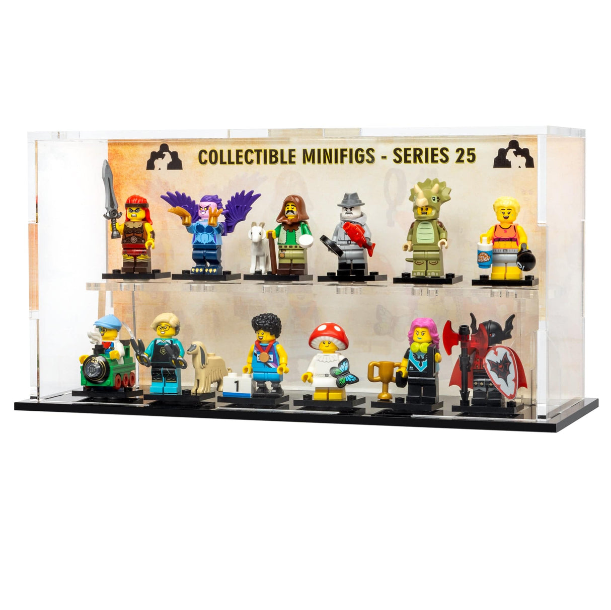 LEGO® Minifigures Series 25 Display Case (71045) by BrickShell Cases