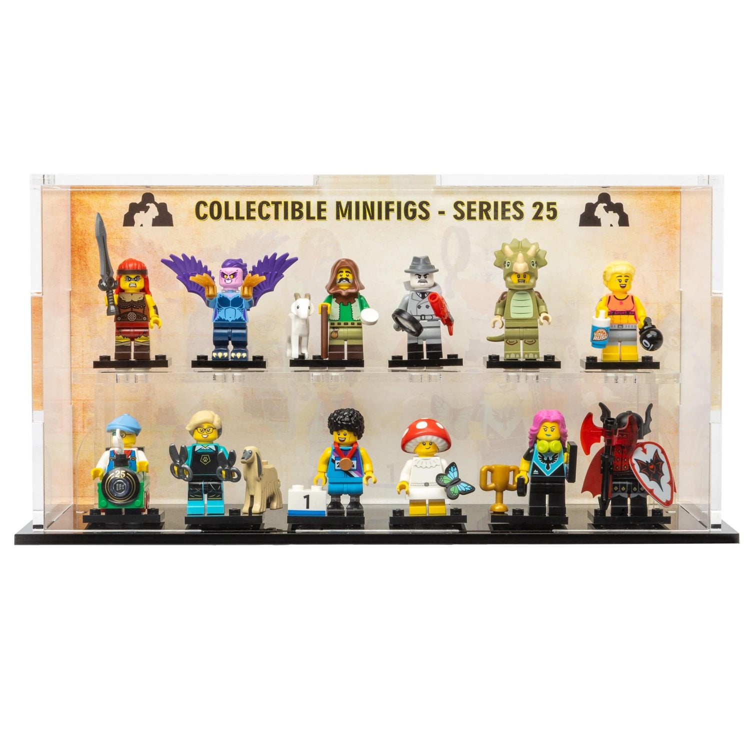 LEGO® Minifigures Series 25 Display Case (71045) by BrickShell Cases