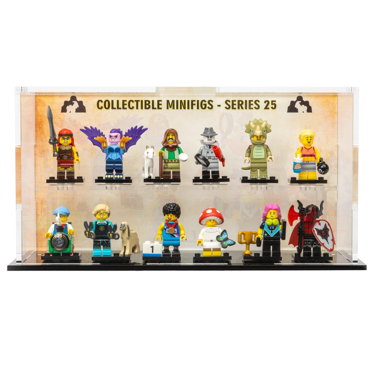 LEGO® Minifigures Series 25 Display Case (71045) by BrickShell Cases