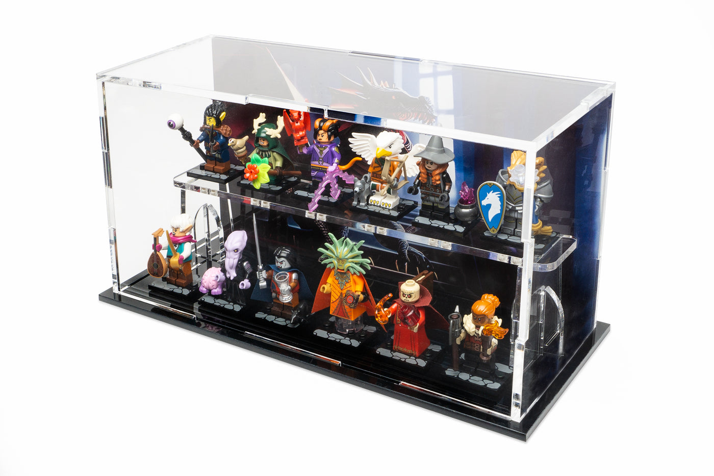 Display Case for LEGO® Collectable Minifigure Dungeons and Dragons - WS - BrickShell Cases