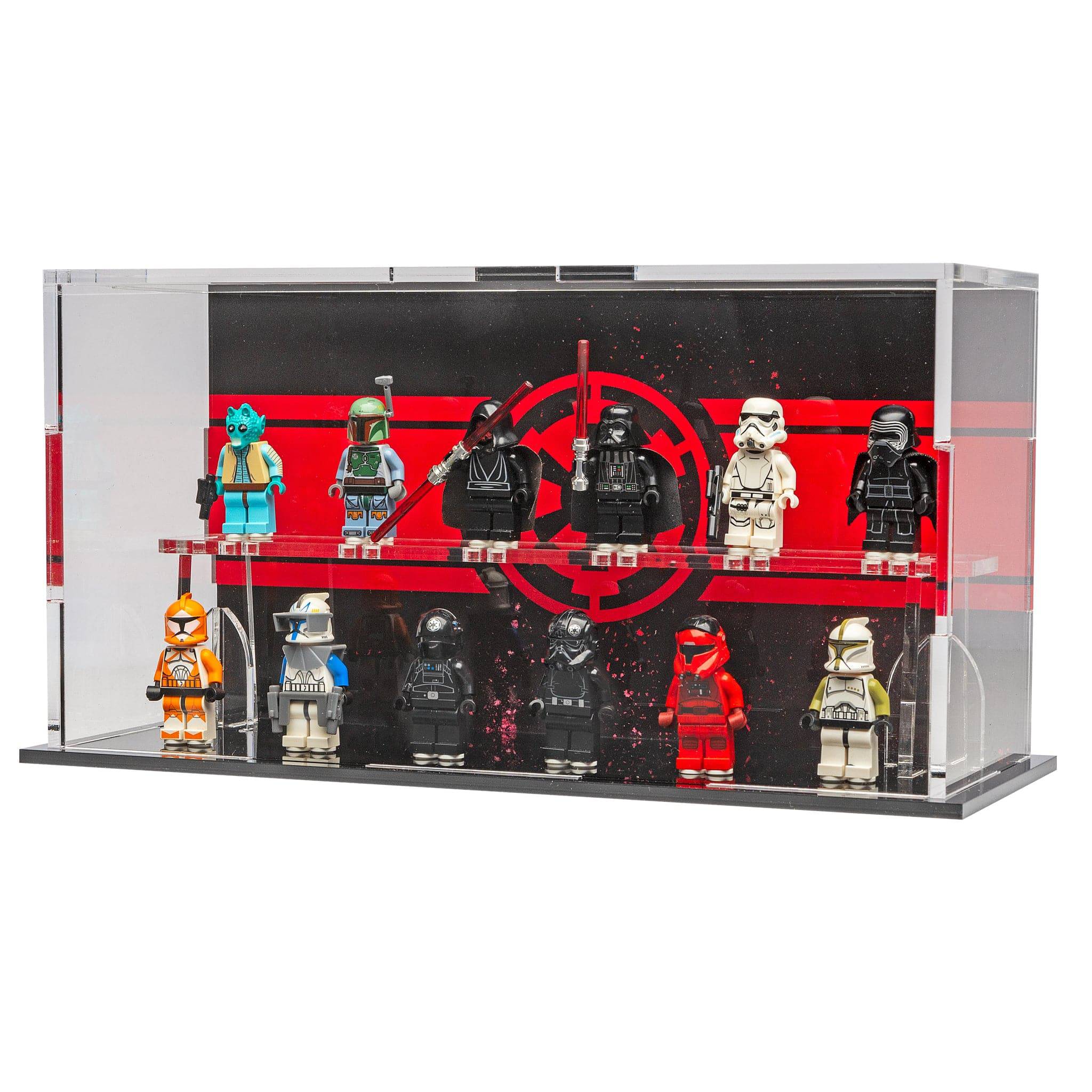 LEGO® Star Wars Minifigure Display Case – Empire Edition by BrickShell Cases