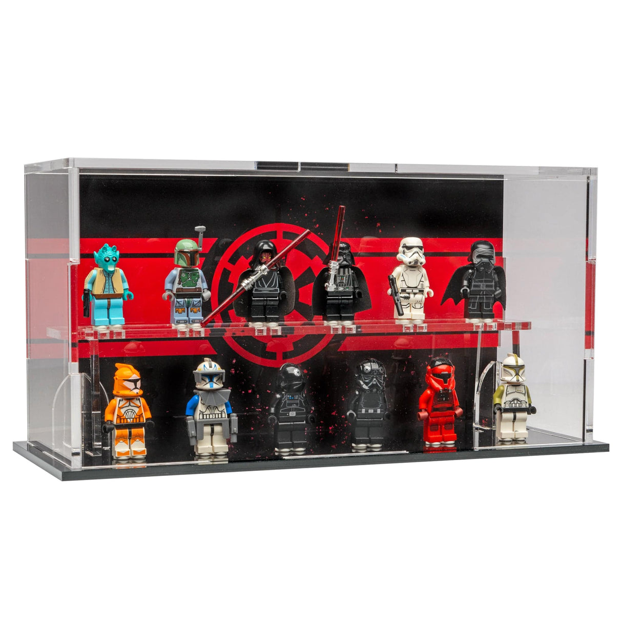 LEGO® Star Wars Minifigure Display Case – Empire Edition by BrickShell Cases