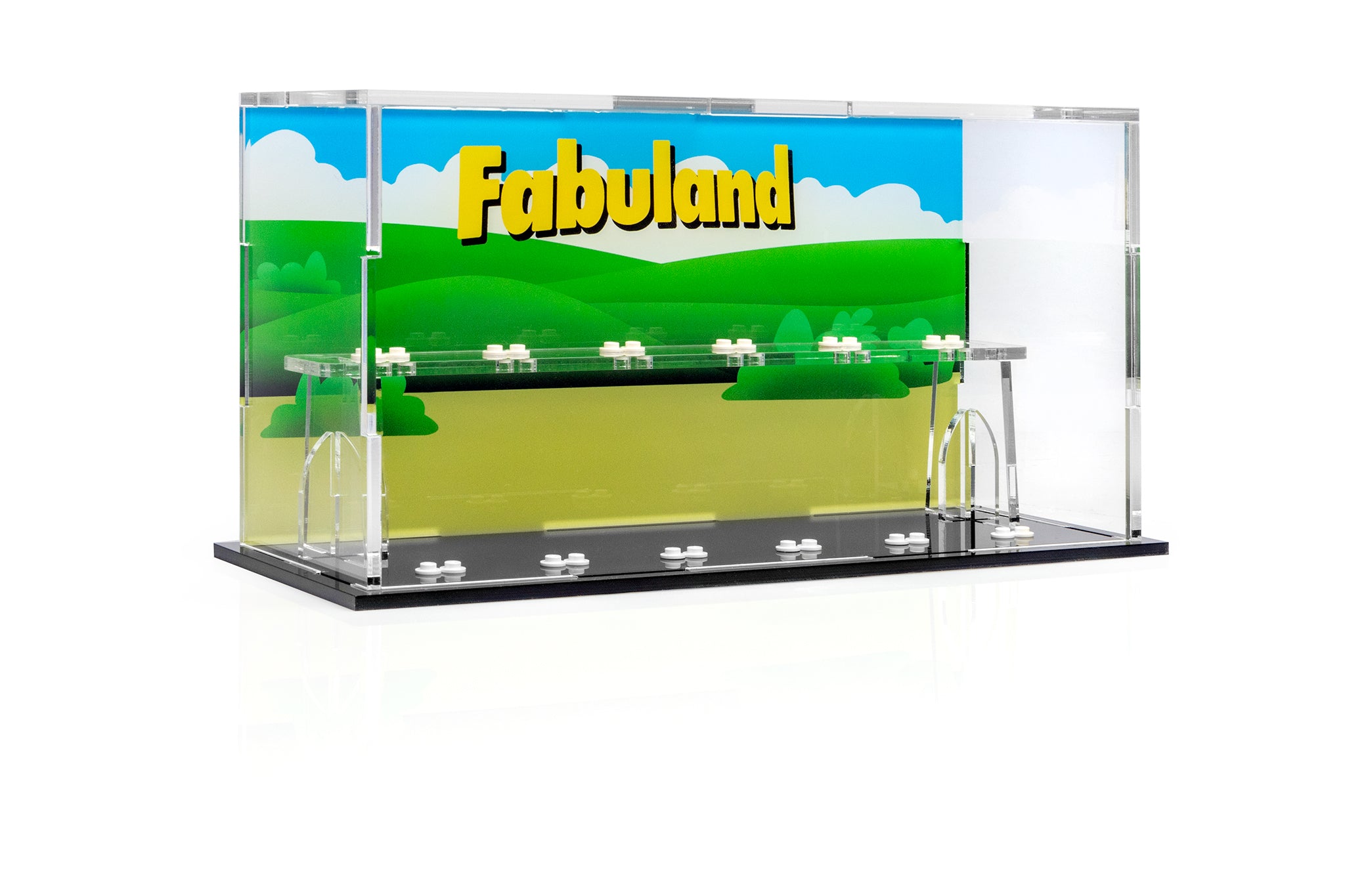 Display case for 12 LEGO® Fabuland Minifigures