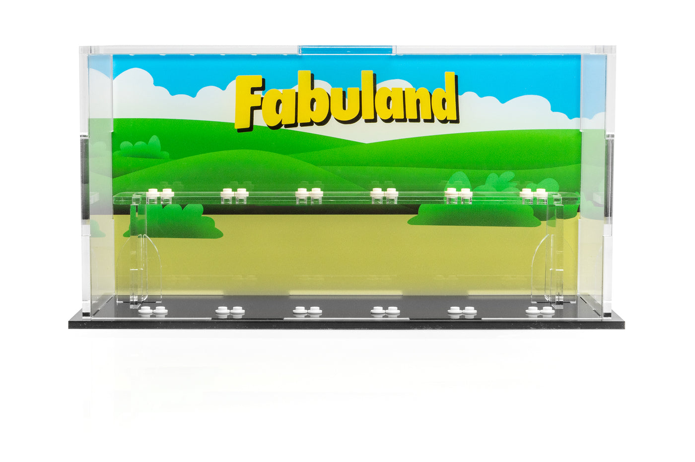 Display case for 12 LEGO® Fabuland Minifigures