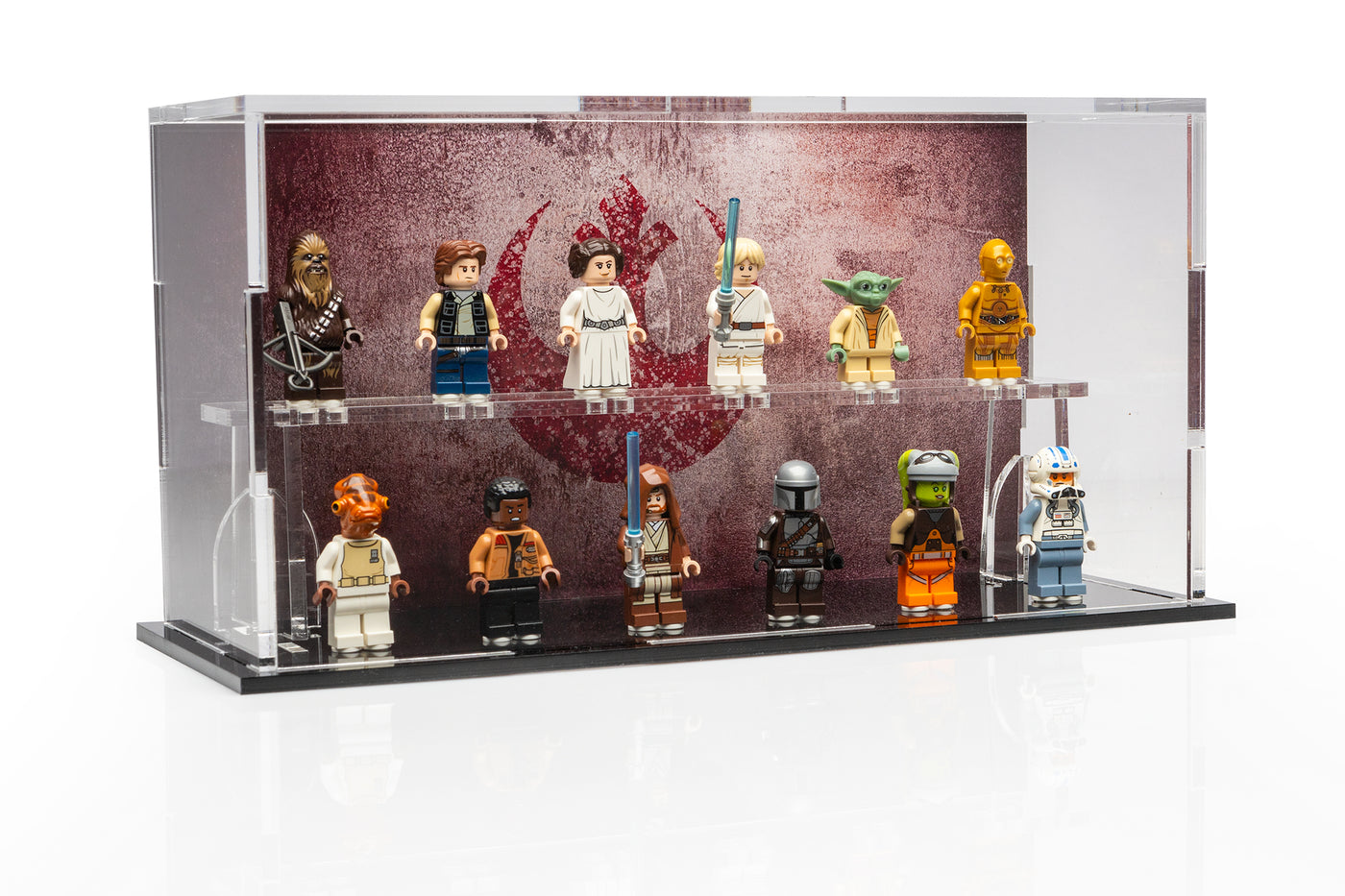 Minifigures Podium 12ct Star Wars® Rebel - BrickShell Cases