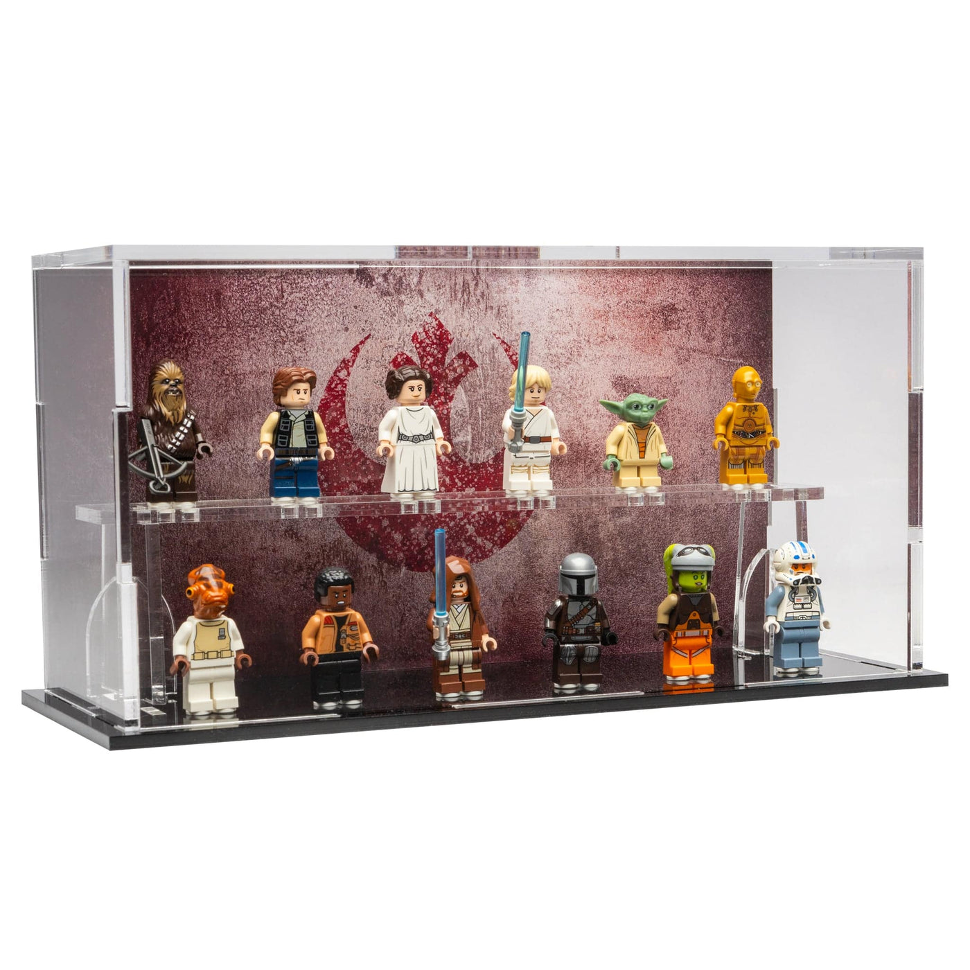 LEGO® Star Wars Minifigure Display Case – Rebel Edition