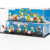 Display case for 12 LEGO® The Simpsons Minifigures