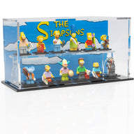 Display case for 12 LEGO® The Simpsons Minifigures