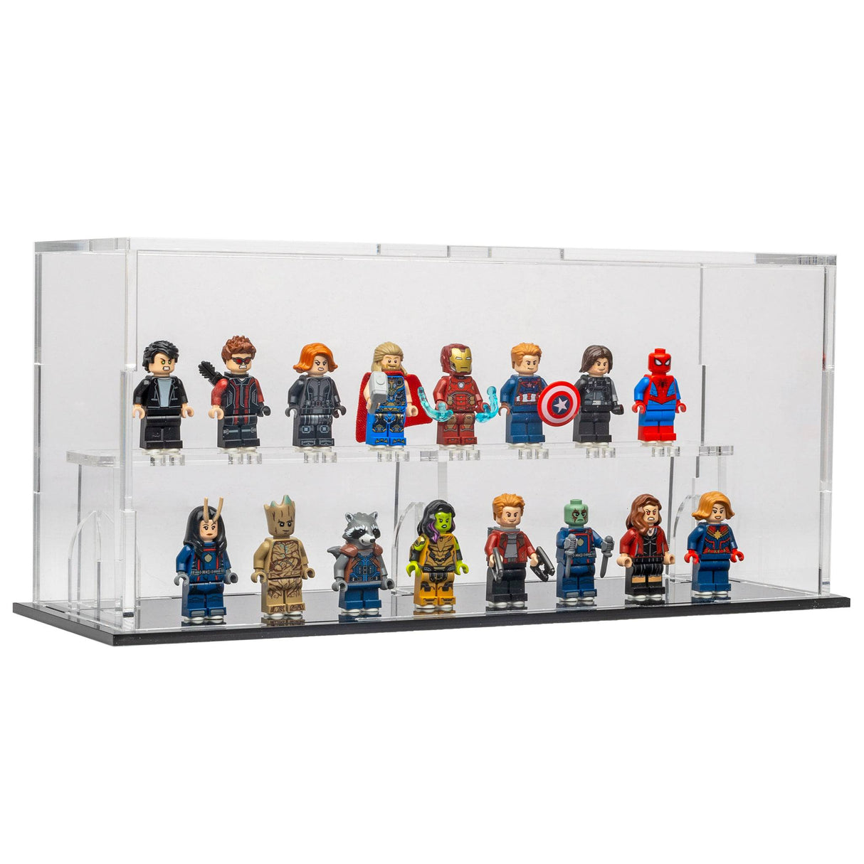 LEGO® Minifigure Display Case – 16 Count by BrickShell Cases