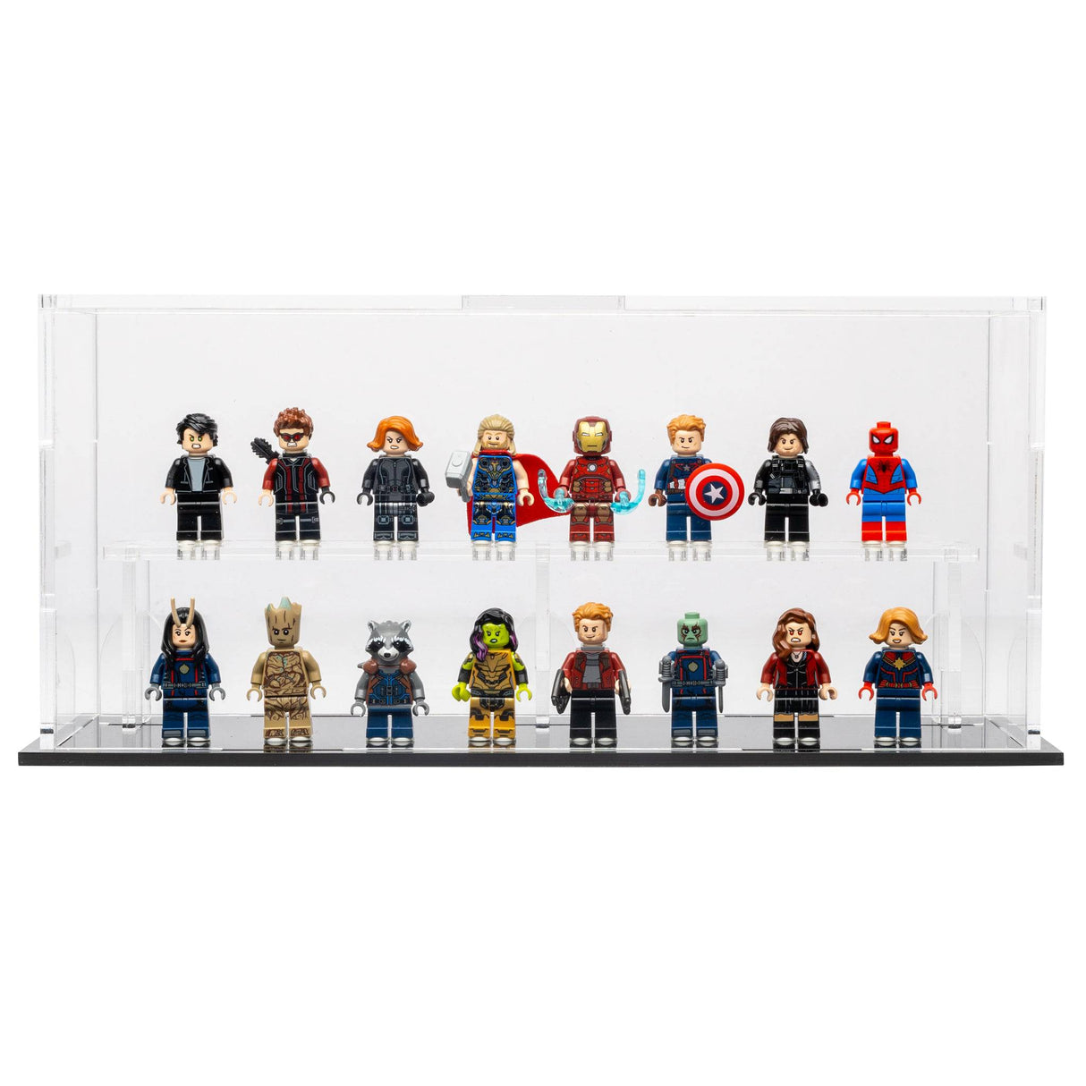 LEGO® Minifigure Display Case – 16 Count by BrickShell Cases