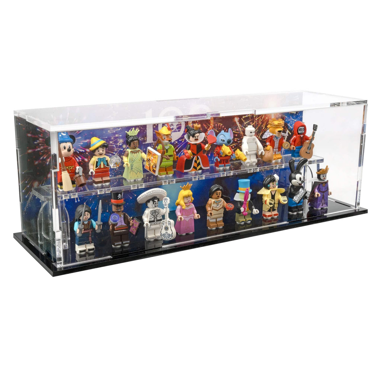 LEGO® Disney Minifigure Display Case – 18-Count Podium (71038)