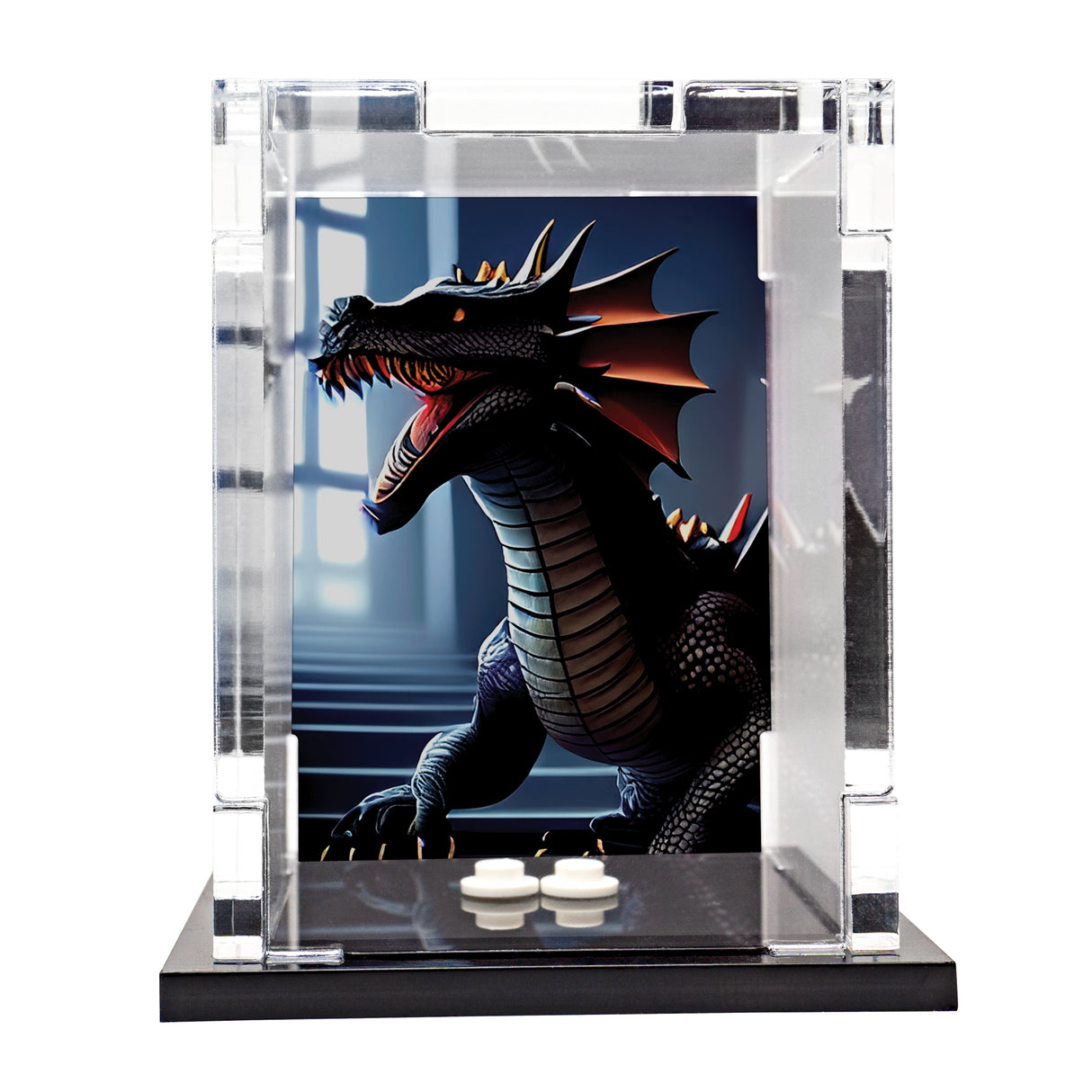 LEGO® Dungeons & Dragons Minifigure Display Case – 1-Count Podium (XL)