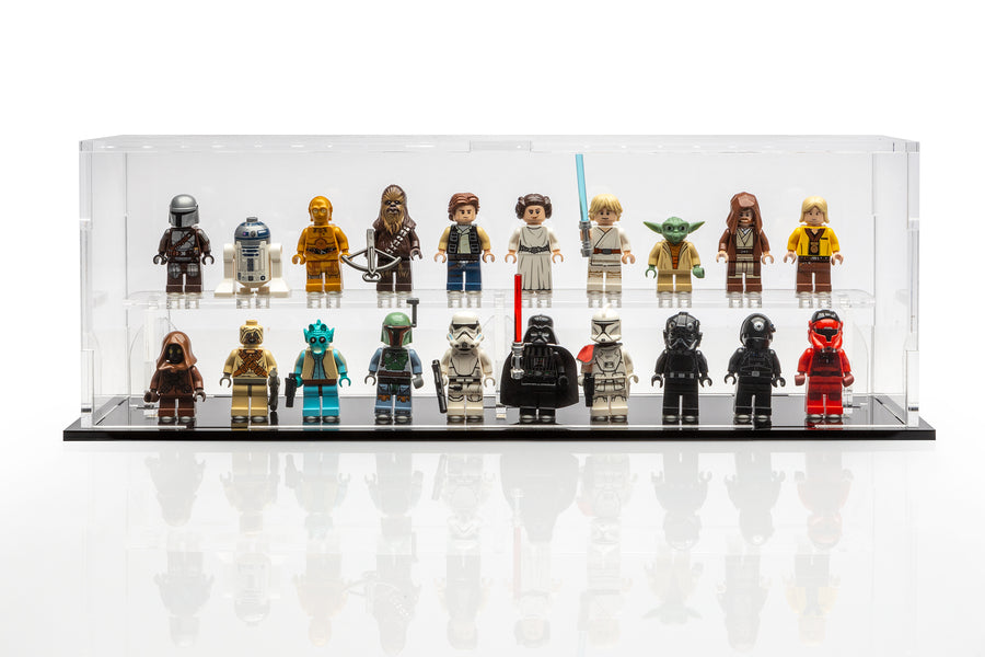 Display podiums for 20 LEGO® Minifigures