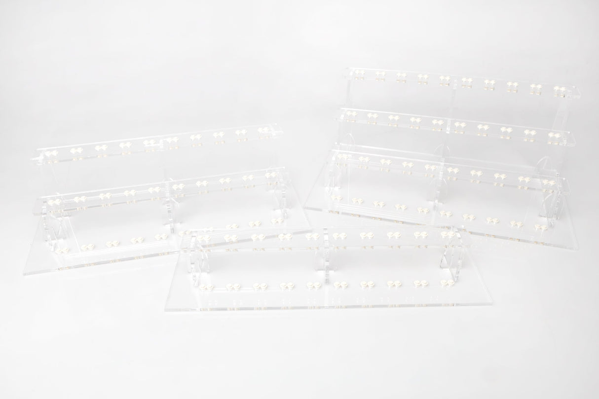 Clear LEGO® Minifigure Stand – 30 Count by BrickShell Cases