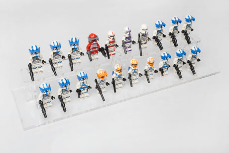 Clear LEGO® Minifigure Stand – 20 Count