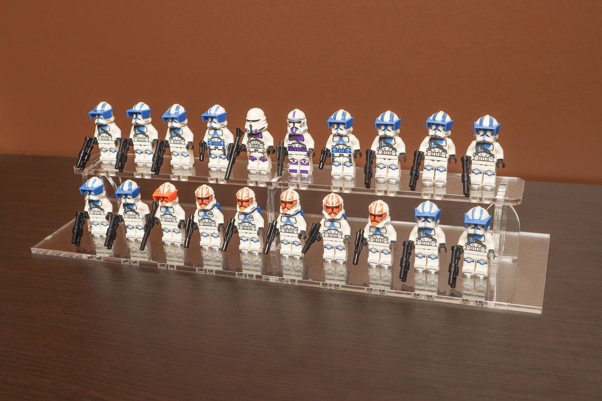 Clear LEGO® Minifigure Stand – 20 Count