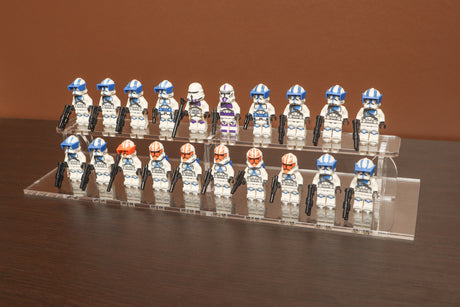 Clear LEGO® Minifigure Stand – 20 Count