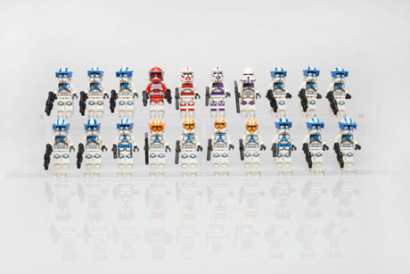 Clear LEGO® Minifigure Stand – 20 Count