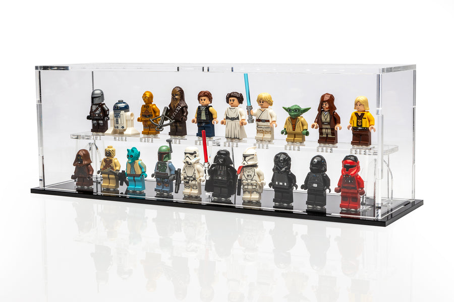Display podiums for 20 LEGO® Minifigures