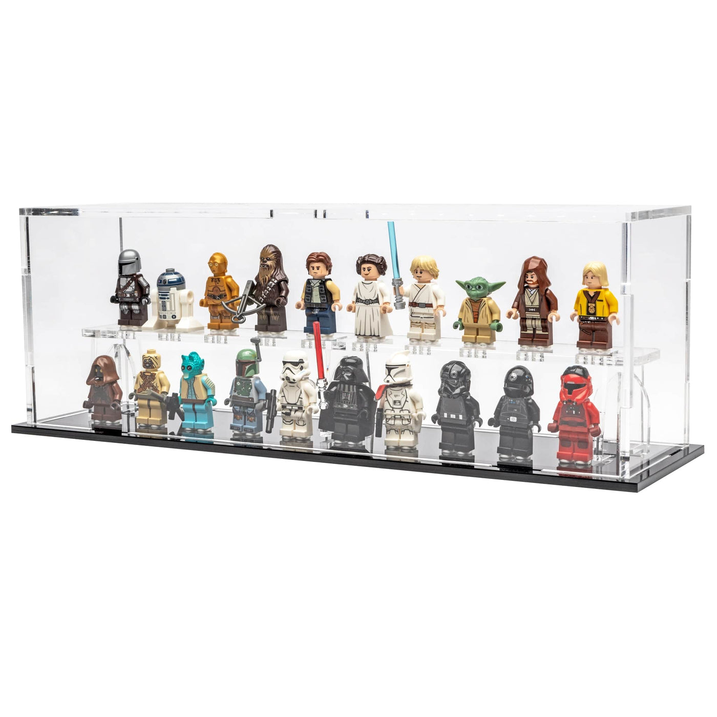LEGO® Minifigure Display Case – 20 Count (Clear) - Main Image