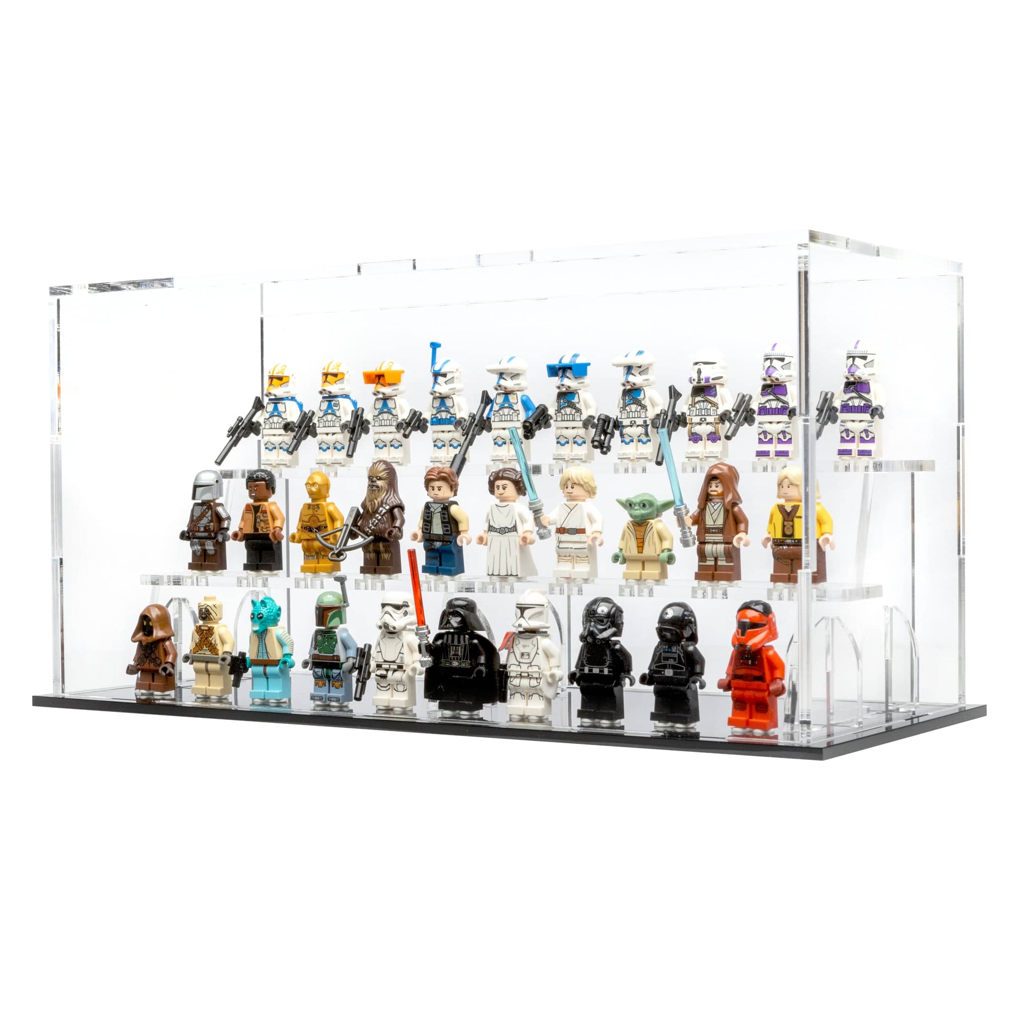 LEGO® Minifigure Display Case – 30 Count by BrickShell Cases
