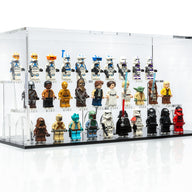 Display podiums for 30 LEGO® Minifigures