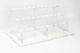 Clear LEGO® Minifigure Stand – 40 Count by BrickShell Cases