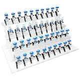 Clear LEGO® Minifigure Stand – 40 Count by BrickShell Cases