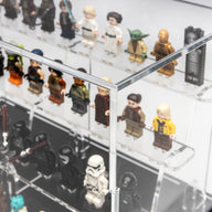 Display podiums for 40 LEGO® Minifigures