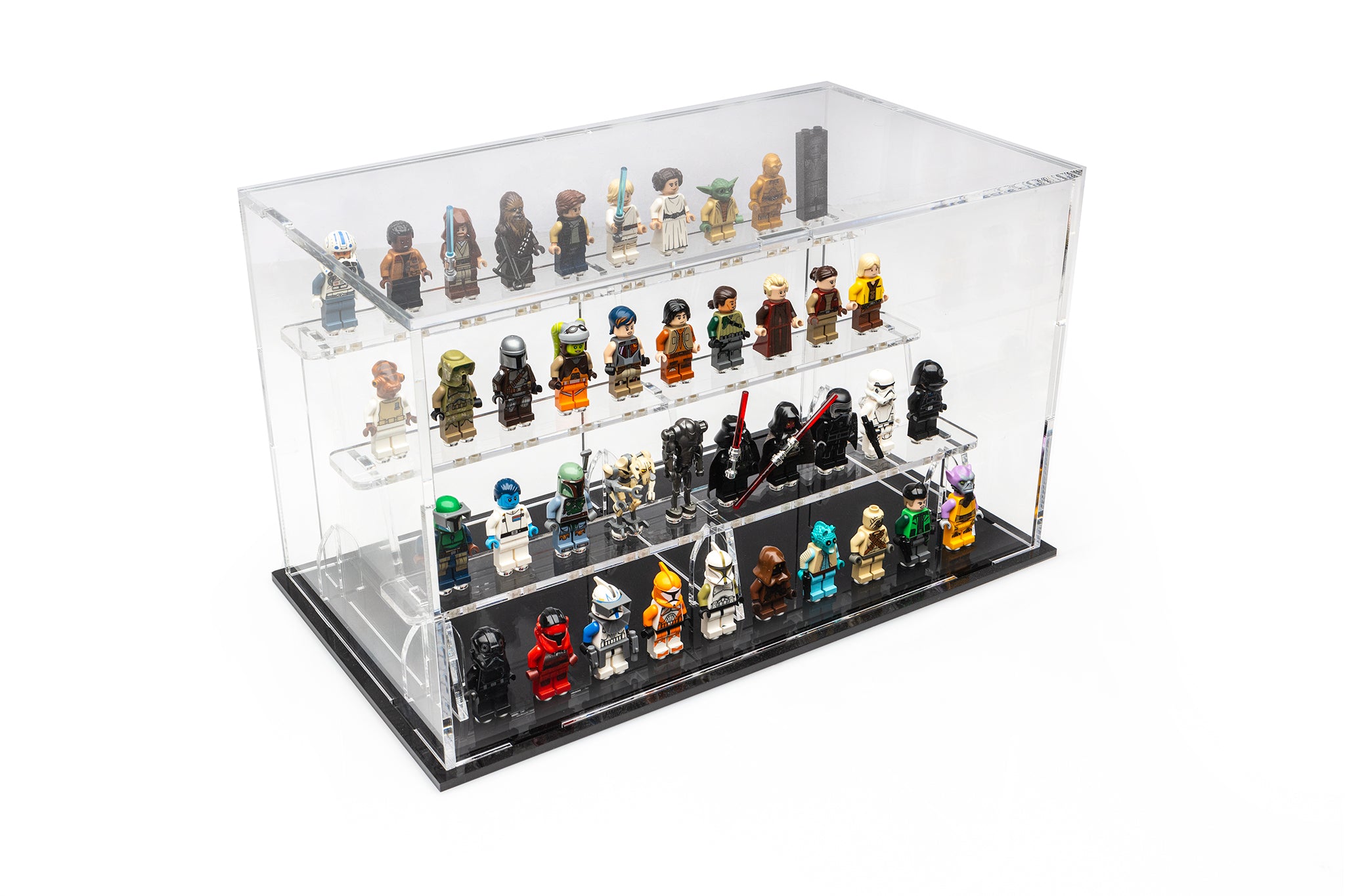 Minifigures Podium 40ct - Clear - BrickShell Cases