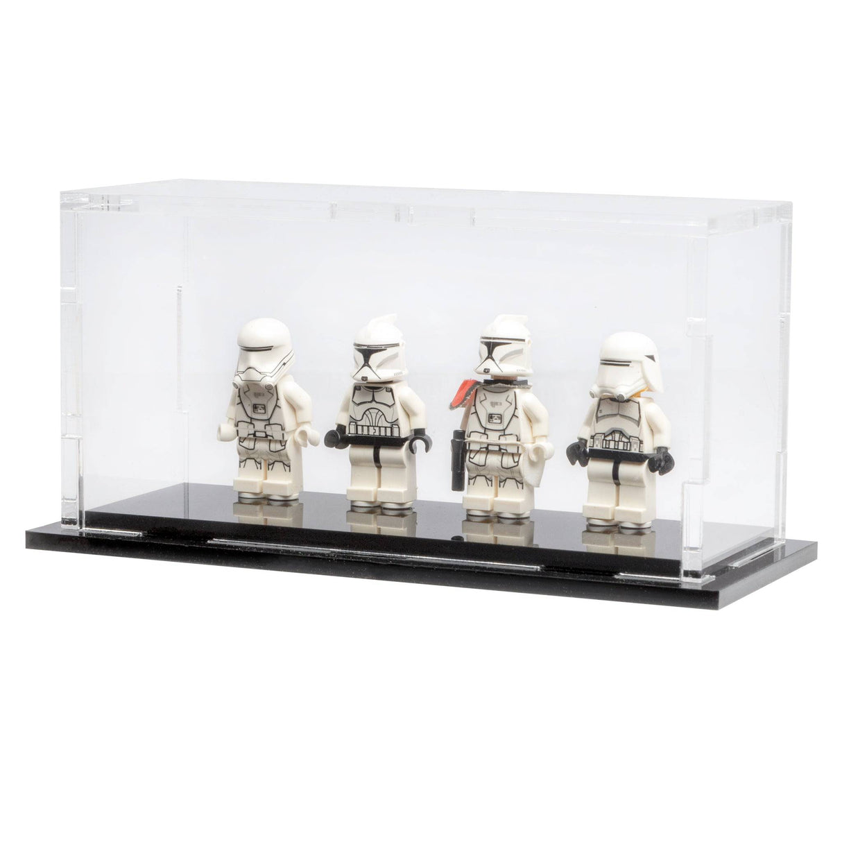 LEGO® Minifigure Display Case – 4 Count by BrickShell Cases