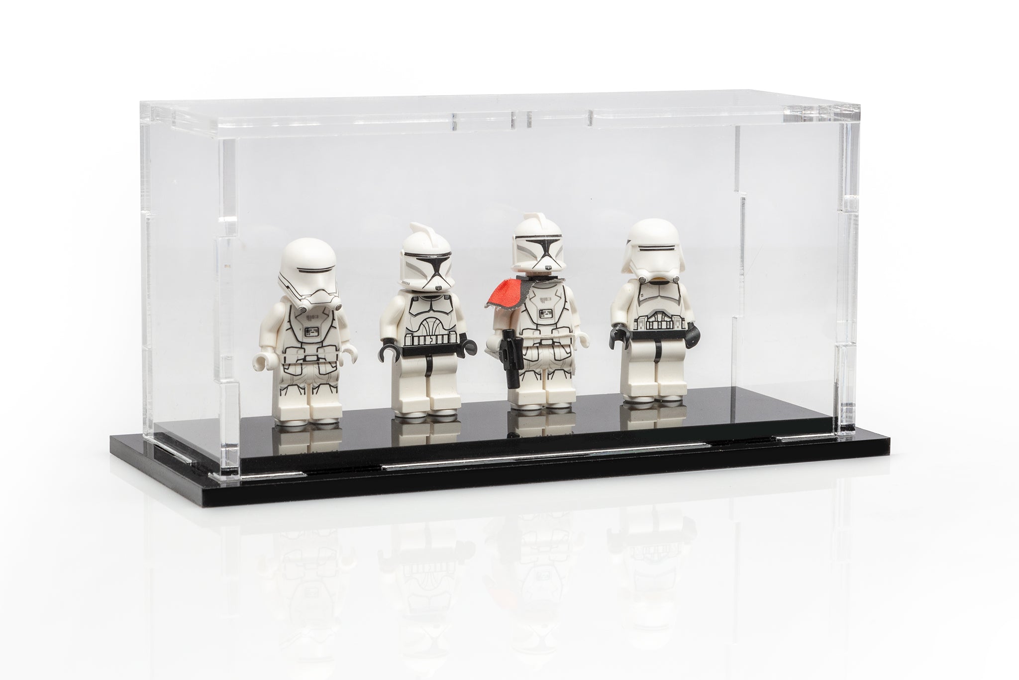 Minifigures Podium 4ct - Clear - BrickShell Cases