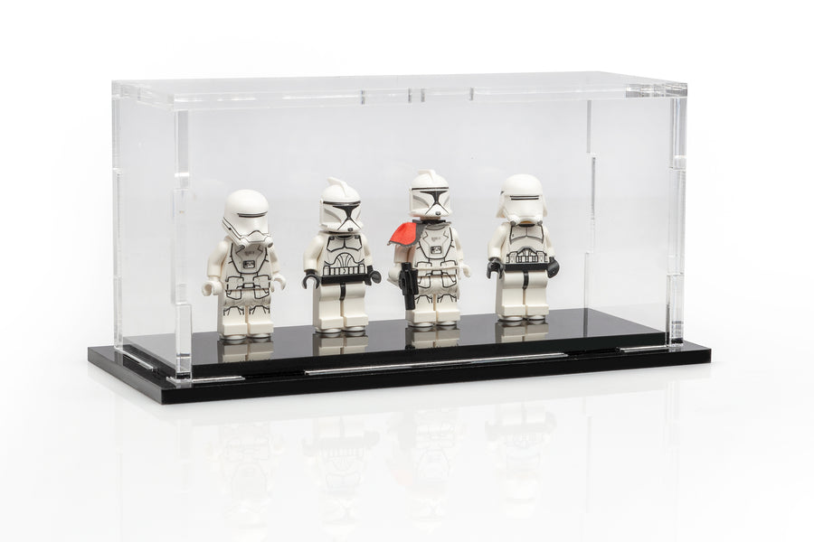 Minifigures Podium 4ct - Clear - BrickShell Cases