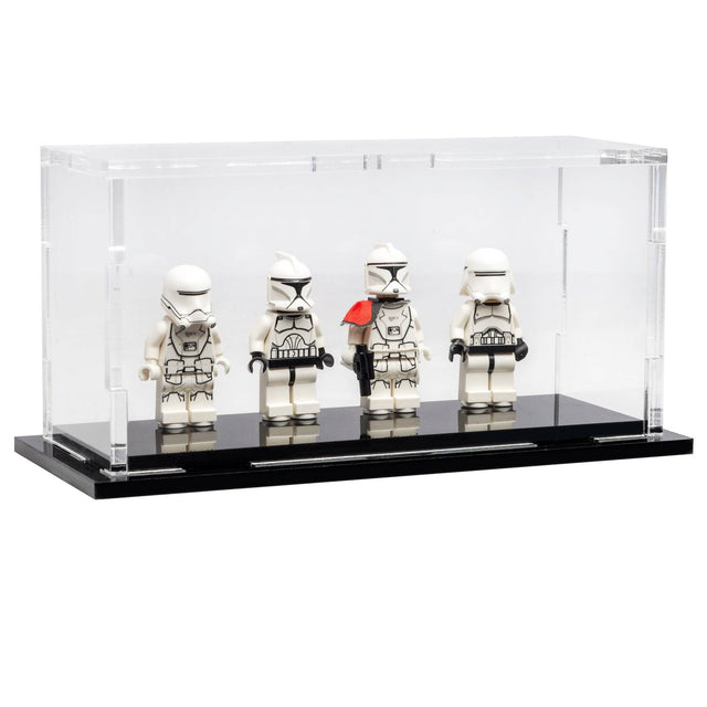 LEGO® Minifigure Display Case – 4 Count by BrickShell Cases