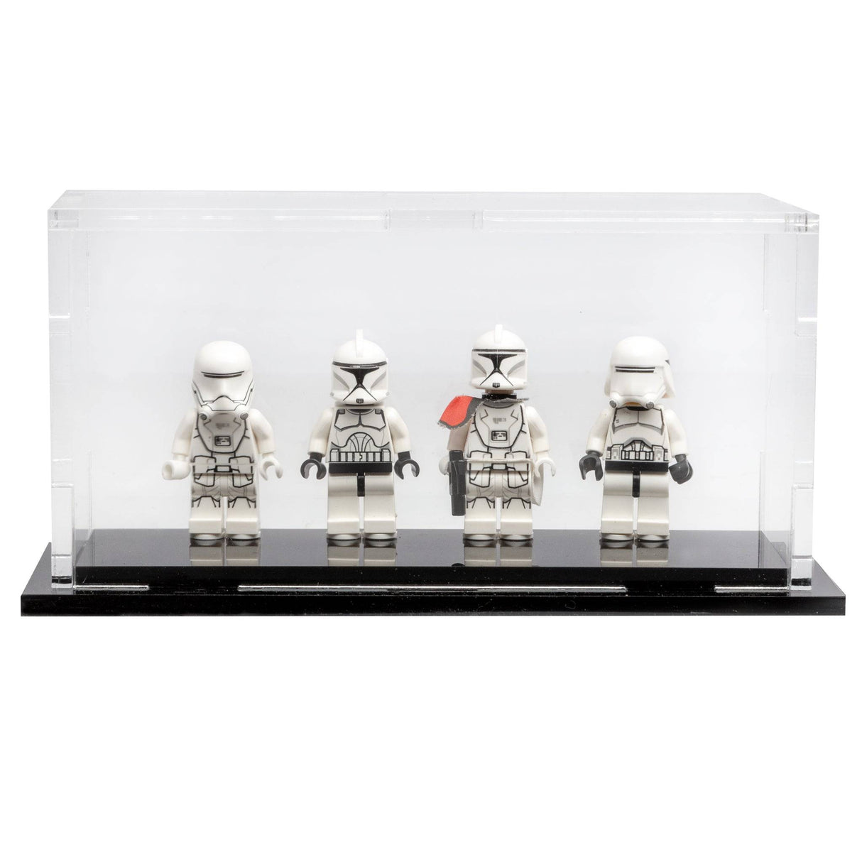 LEGO® Minifigure Display Case – 4 Count by BrickShell Cases