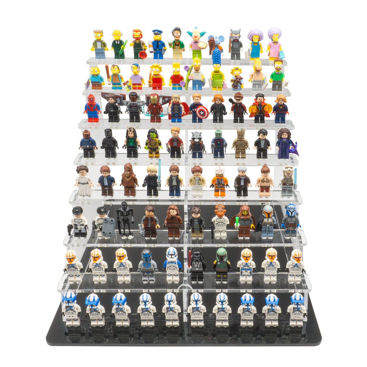 lego aufbewahrung ikea kallax LEGO Ikea Kallax MP80 LEGO Minifigure Stand