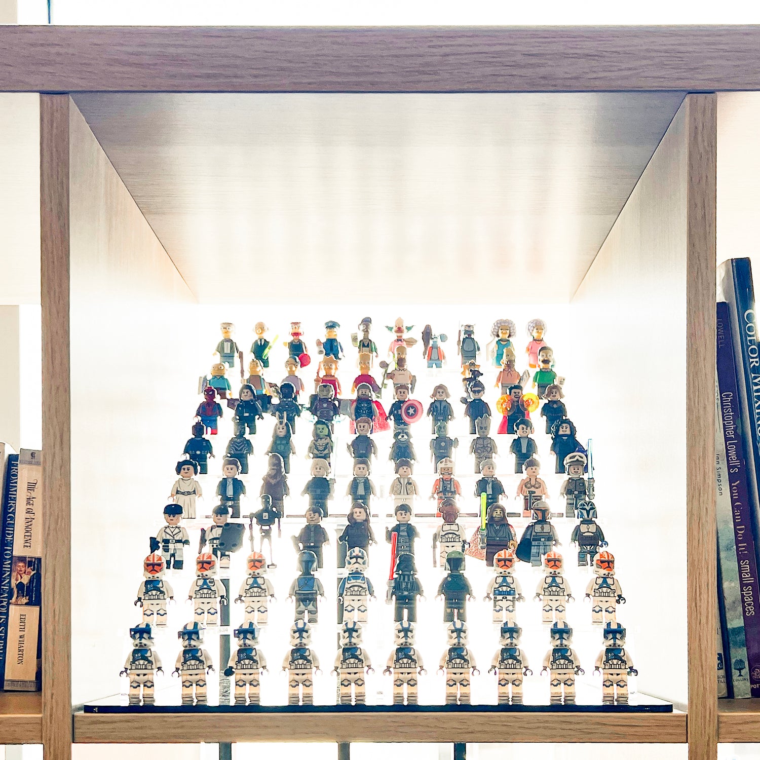 lego figuren aufbewahrung ikea LEGO Ikea Kallax MP80 LEGO Minifigure Stand