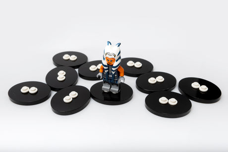 LEGO® Minifigure Display Platform – 10 Count (Oval)