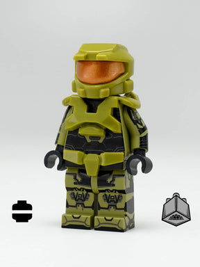 AV Figures Master Chief Campaign Evolved figure front view, detailed replica of the iconic Halo video game character.