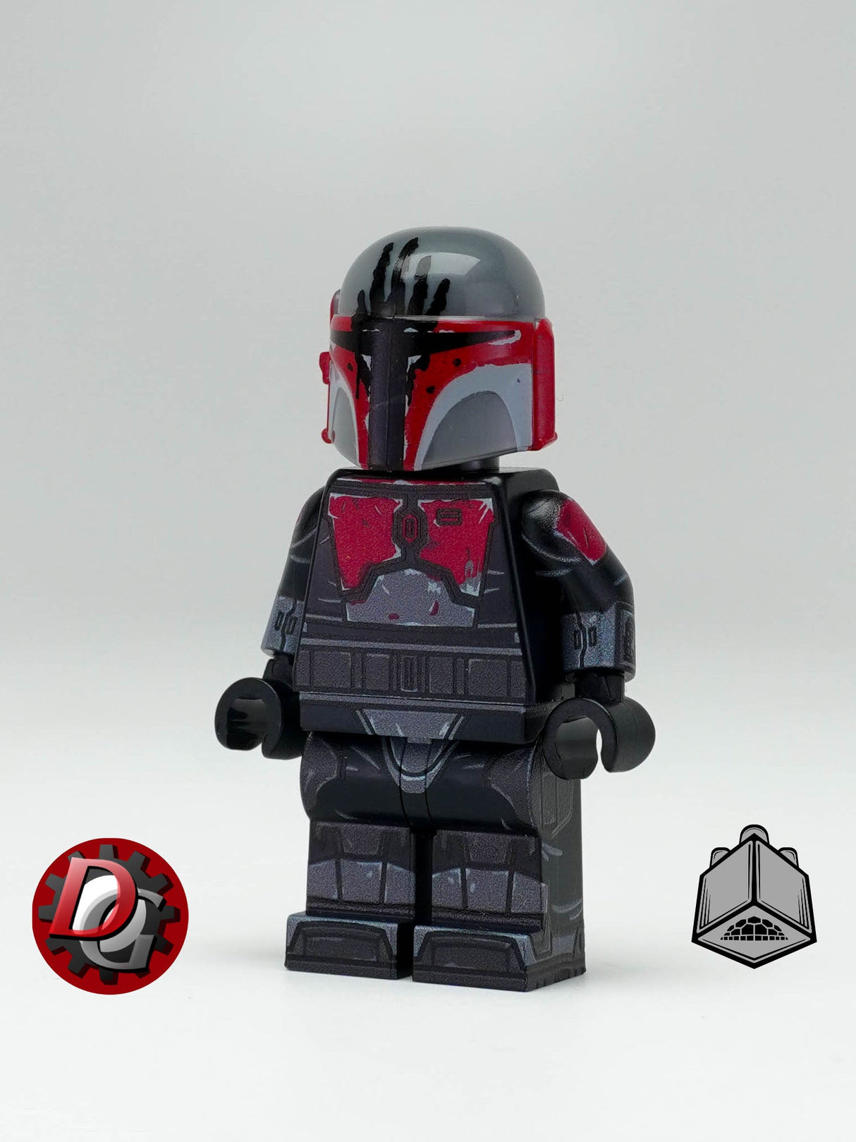 UV printed Maul's Supercommando figure by AV Figures, front view showcasing detailed design and vibrant colors.