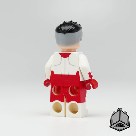 AV Figures Omni-Man UV printed action figure showing back view with detailed costume design and vibrant colors.