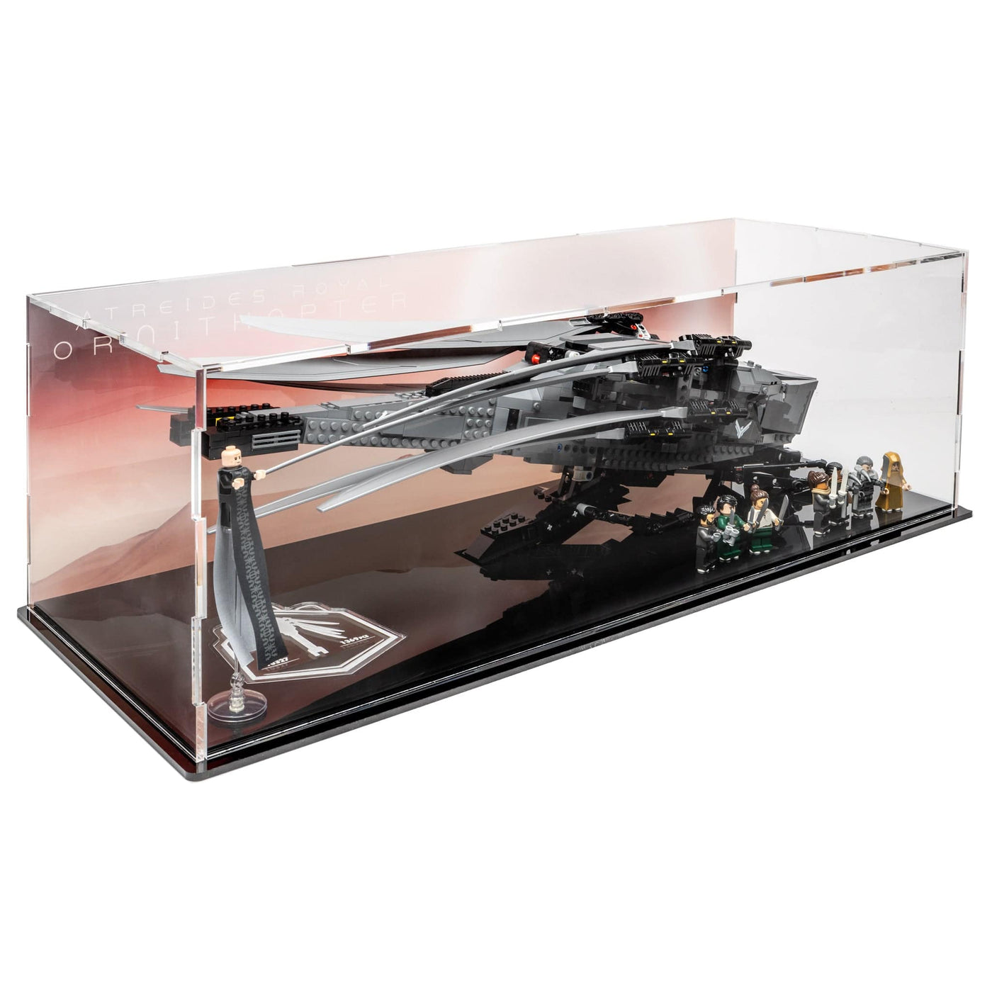 LEGO® Dune Atreides Royal Ornithopter Display Case (10327) by BrickShell Cases