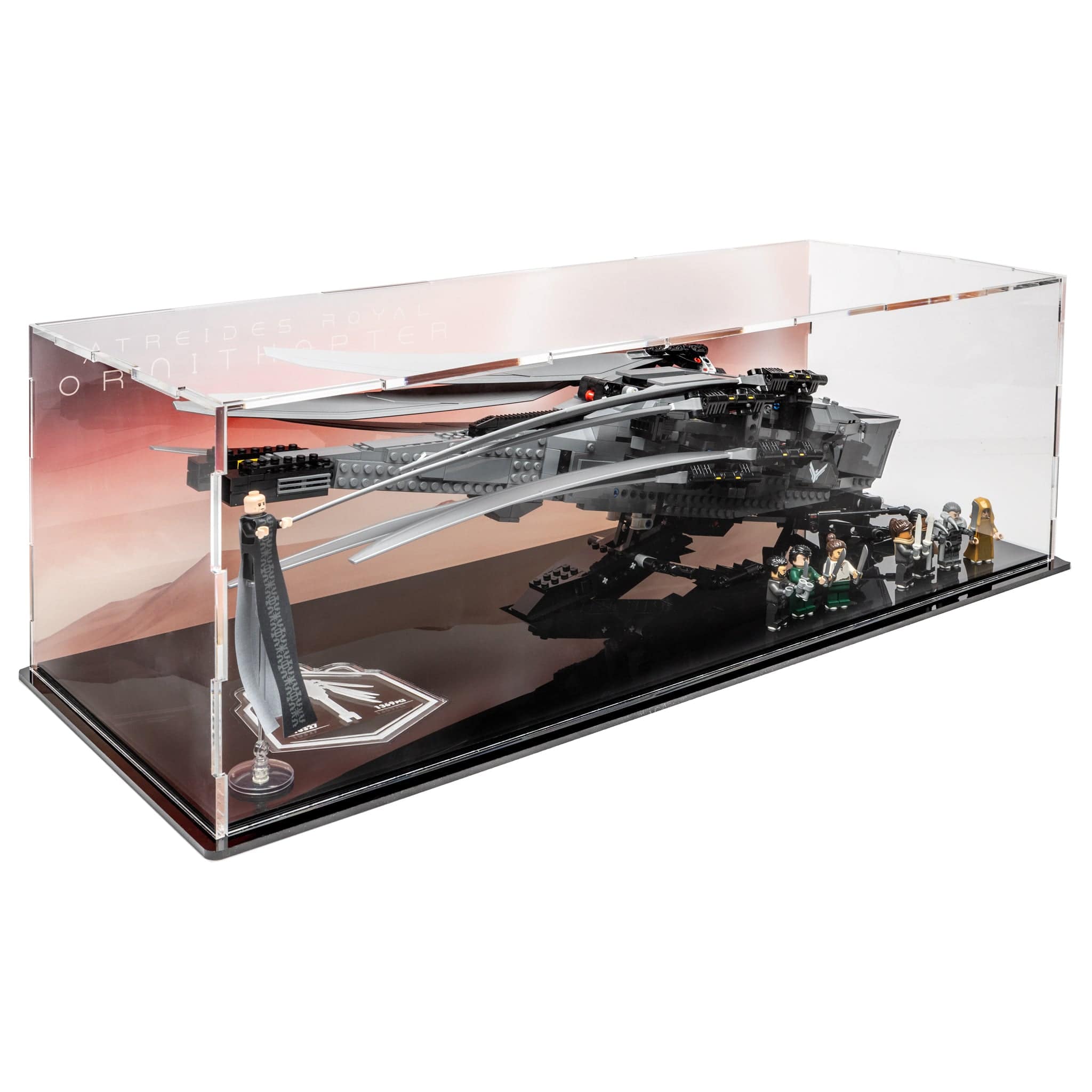 LEGO® Dune Atreides Royal Ornithopter Display Case (10327) by BrickShell Cases