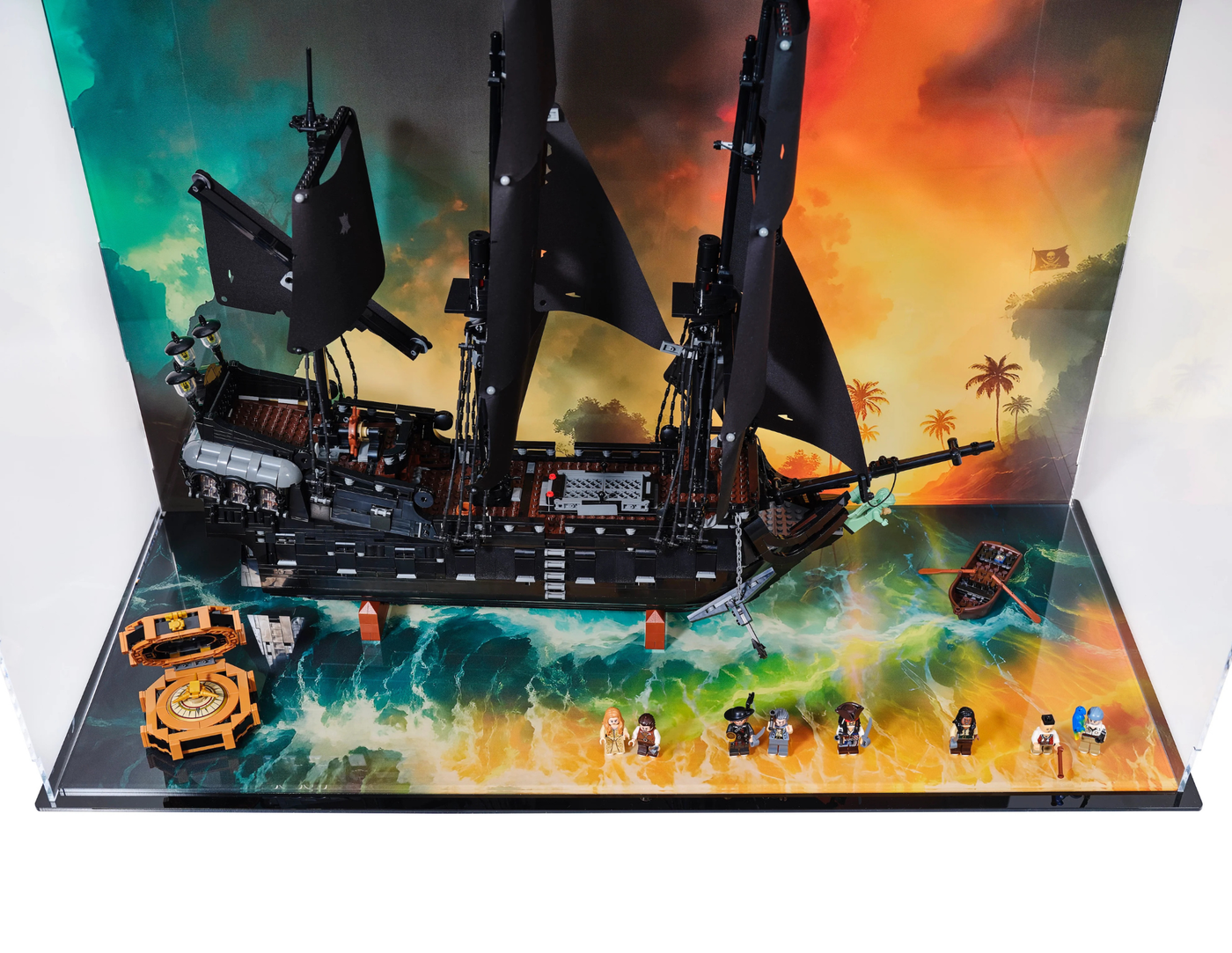 LEGO® Captain Jack Sparrow's Pirate Ship (10365) Display Case