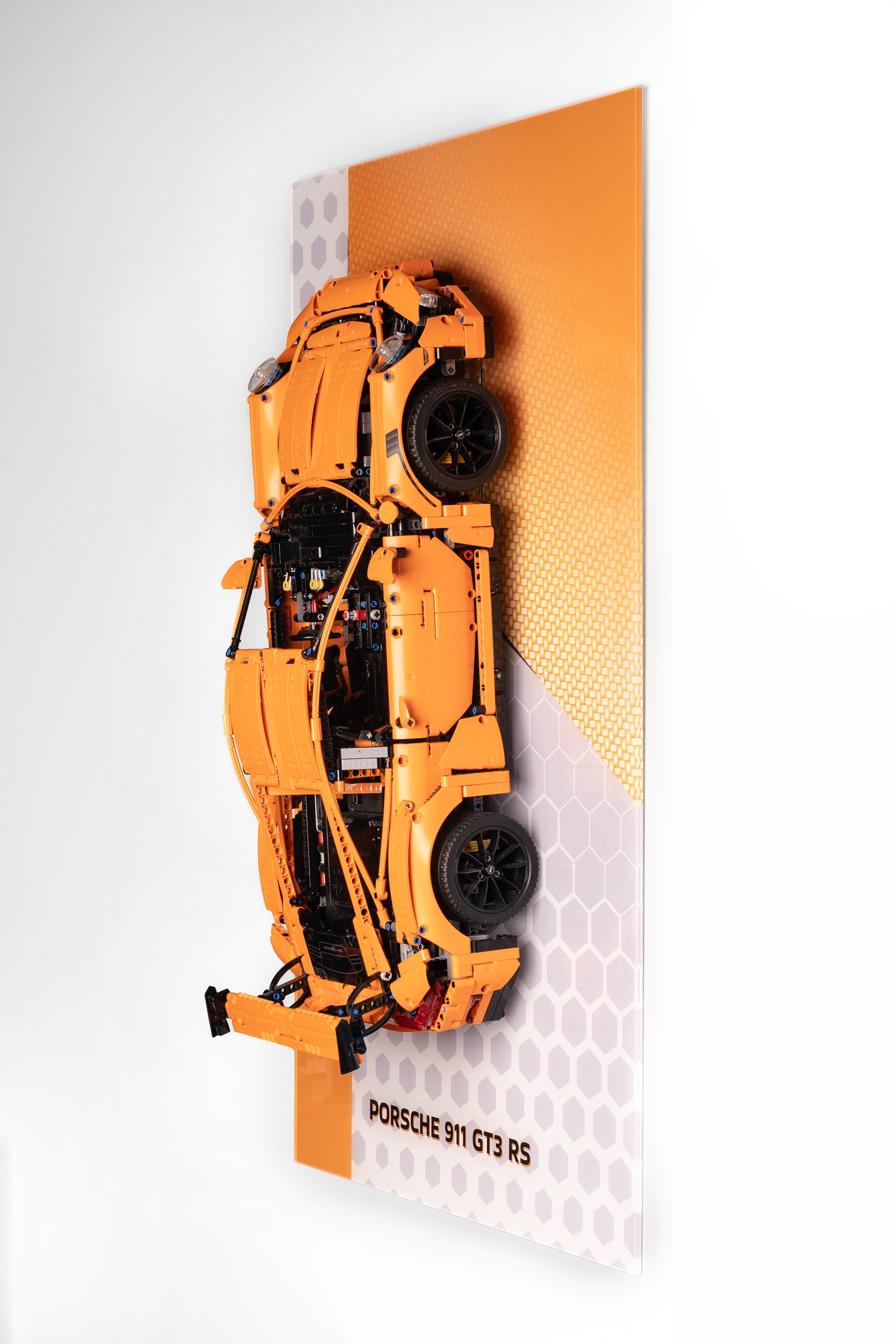 オブジェ Wall Hanging Car Frame - Porsche 911 GT3 RS (42056) – BrickShell Cases