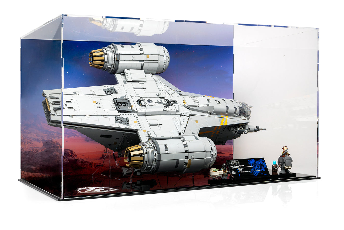 Display case for LEGO® Star Wars The Razor Crest (75331)